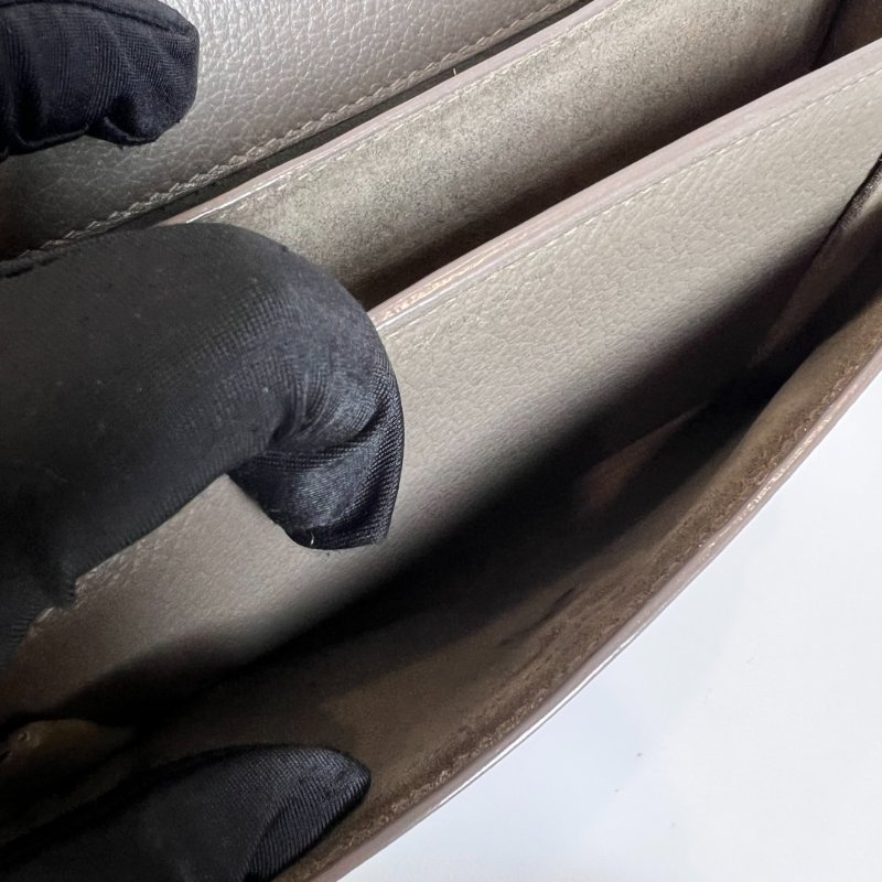 YSL 464673 灰色荔枝SUNSET 包-7