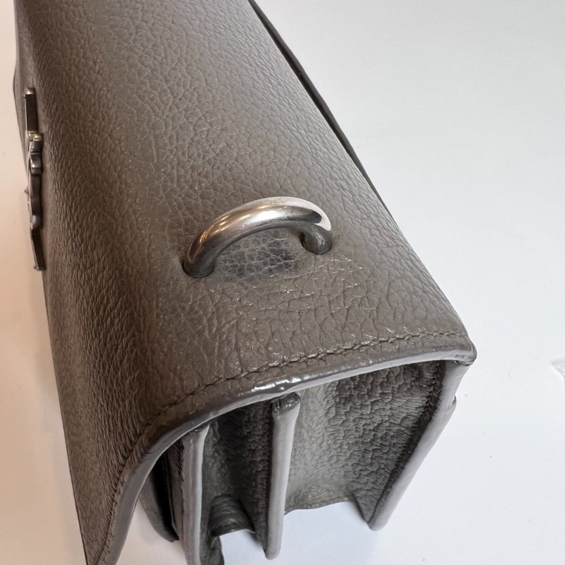 YSL 464673 灰色荔枝SUNSET 包-9