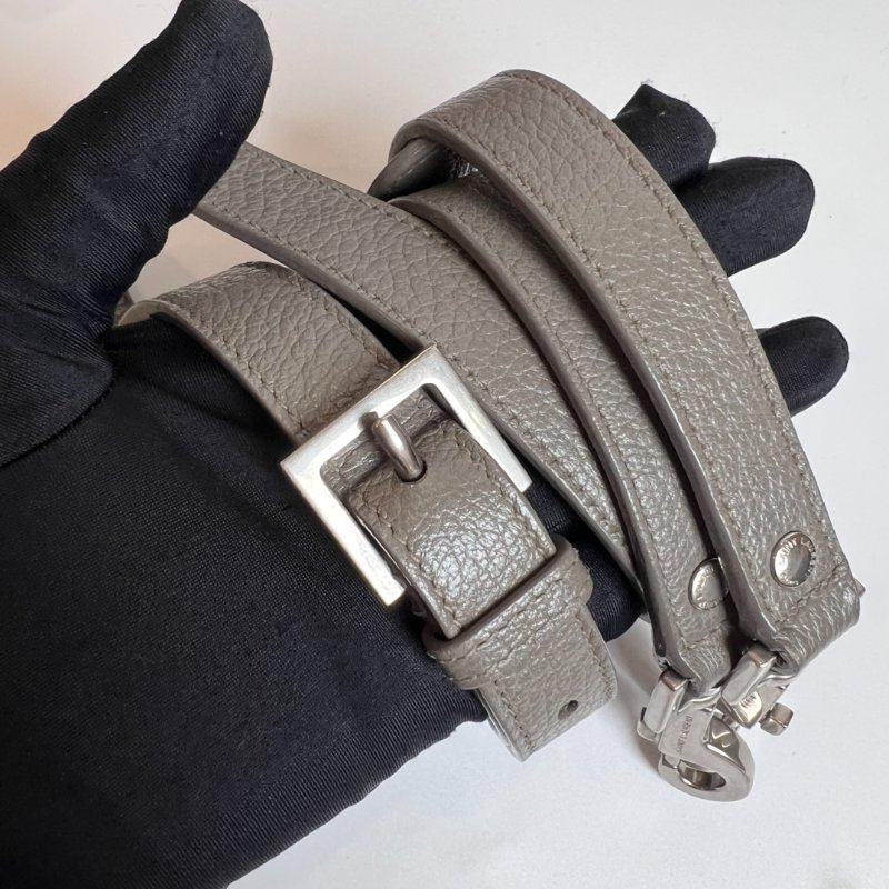 YSL 464673 灰色荔枝SUNSET 包-12