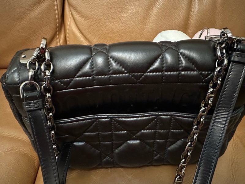 Dior Caro 黑銀 肩背包-4