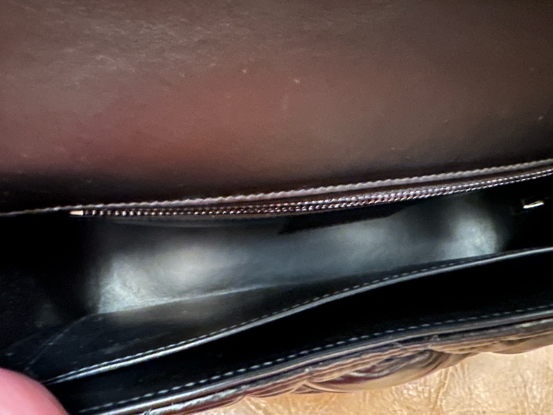 Dior Caro 黑銀 肩背包-9