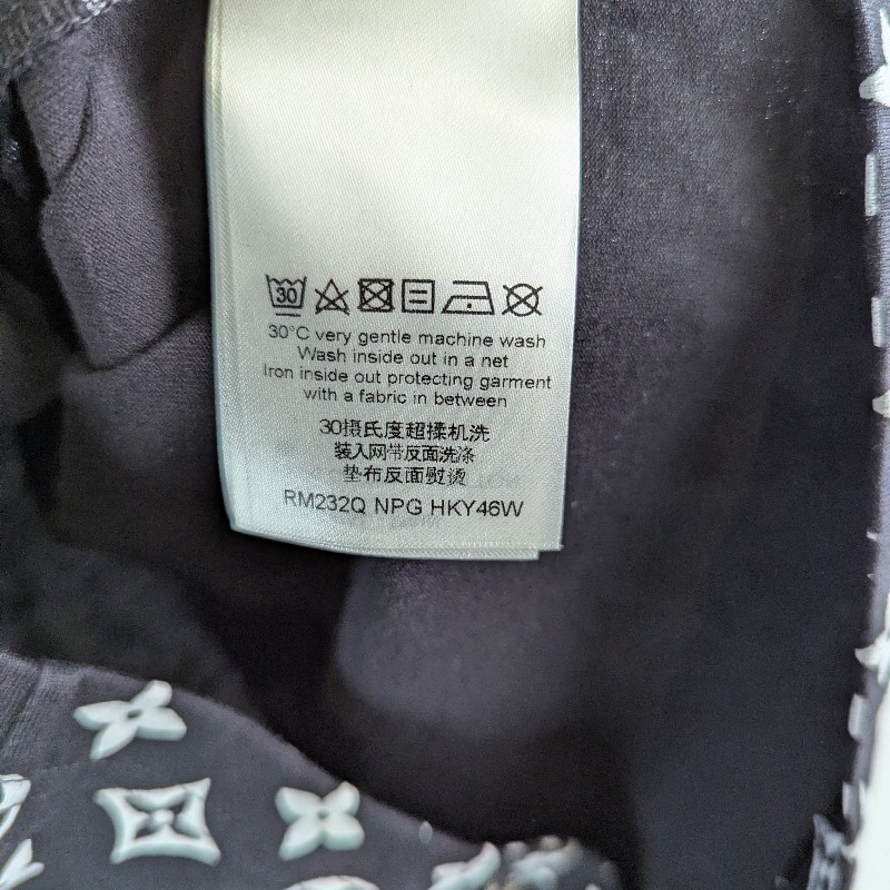 莉亞精品♡LV 黑漸變圓領短袖 尺碼L 二手美衣-4