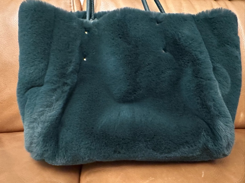 Kate Spade專櫃款毛毛托特包-3