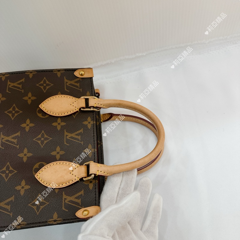 莉亞精品♡ LV 老花琴譜包 二手美包-10