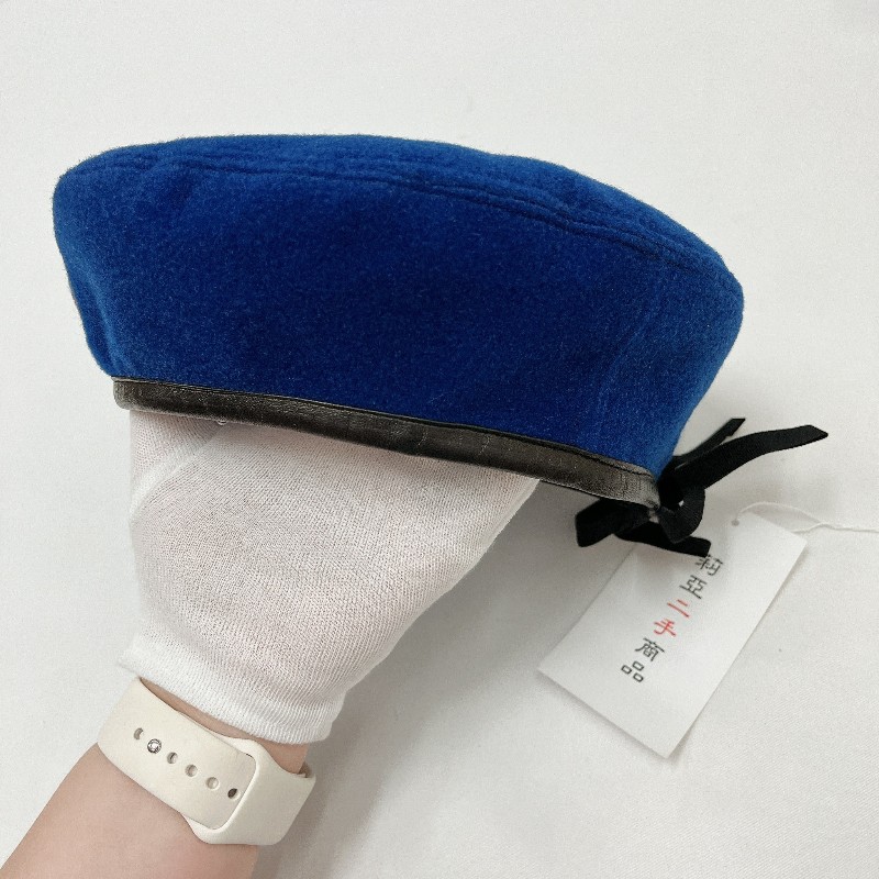 莉亞精品♡Gucci 藍貝雷帽 尺碼S 56cm 近新美品-3