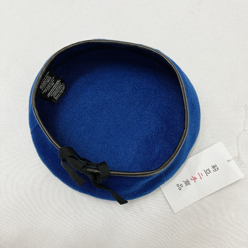 莉亞精品♡Gucci 藍貝雷帽 尺碼S 56cm 近新美品-6