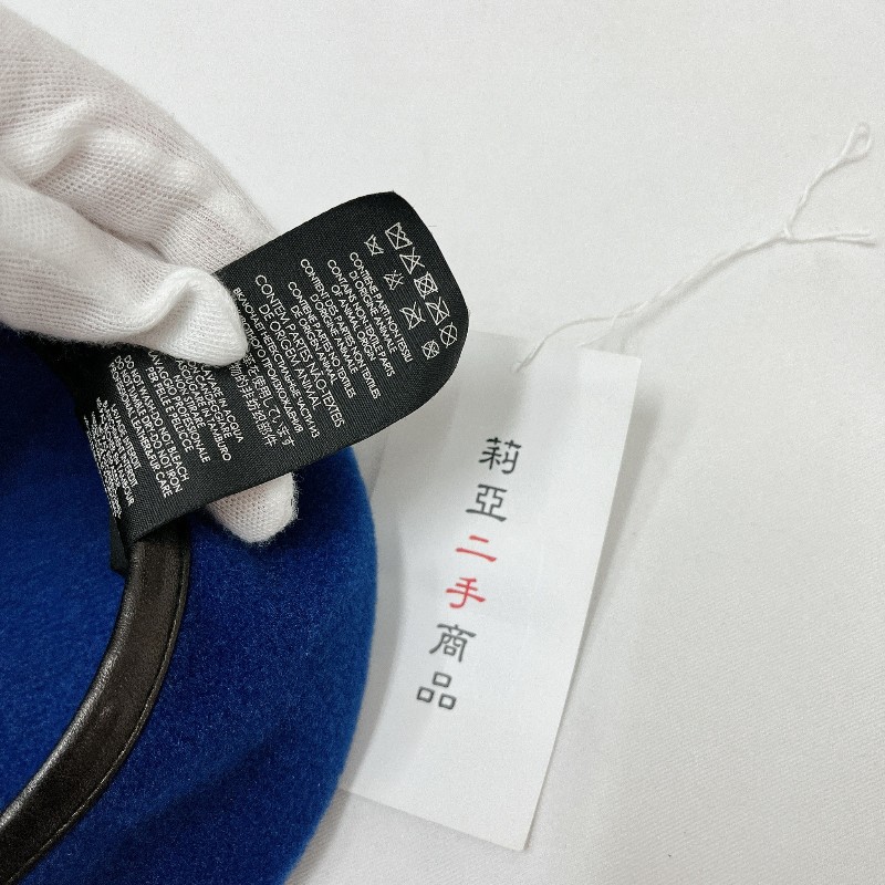 莉亞精品♡Gucci 藍貝雷帽 尺碼S 56cm 近新美品-8
