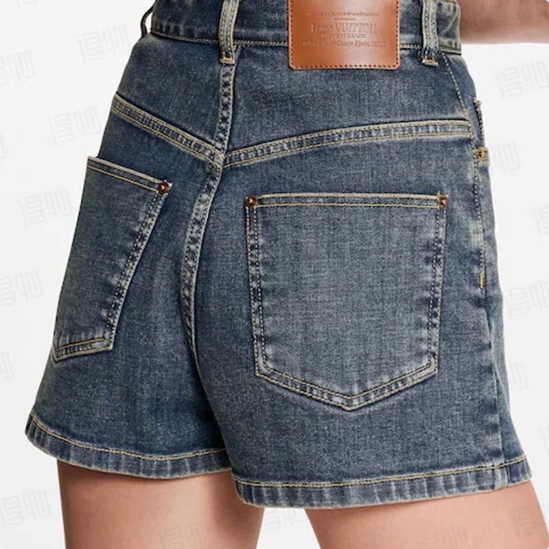 Louis Vuitton 全新 高腰短褲 36號-2