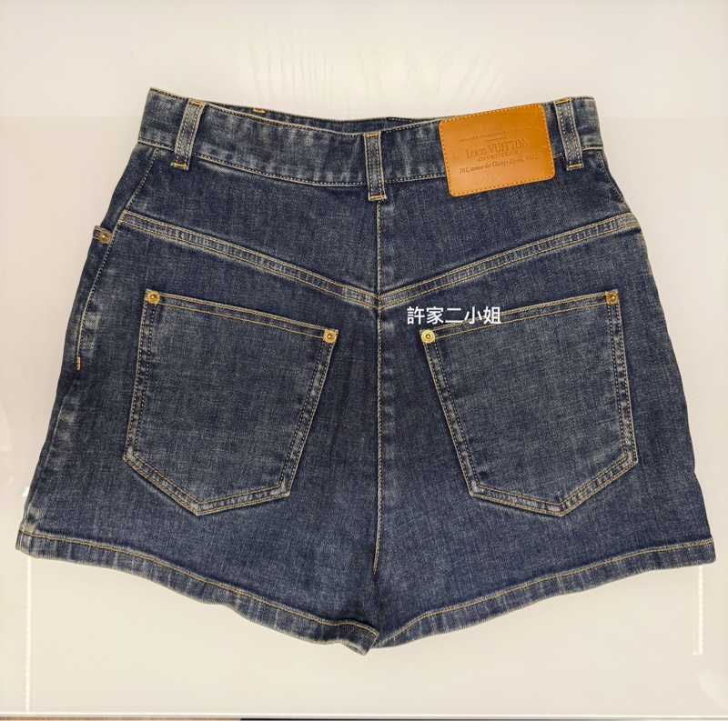 Louis Vuitton 全新 高腰短褲 36號-6