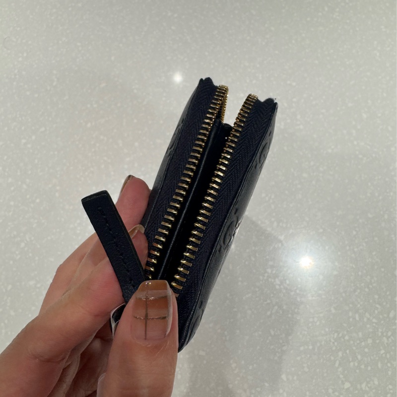 Gucci 深藍長夾 85新-14