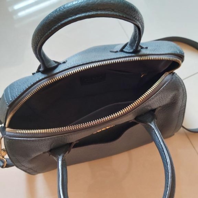 Furla Alba S Satchel in Navy Blue-4