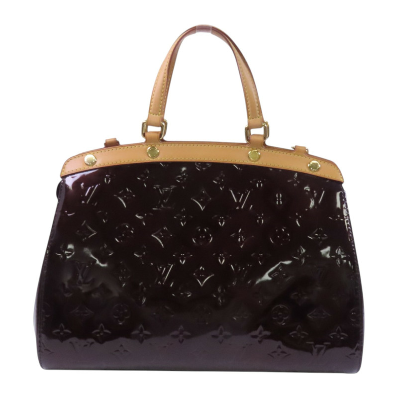 LOUIS VUITTON Monogram Vernis Brea MM金扣手挽肩背兩用袋-1