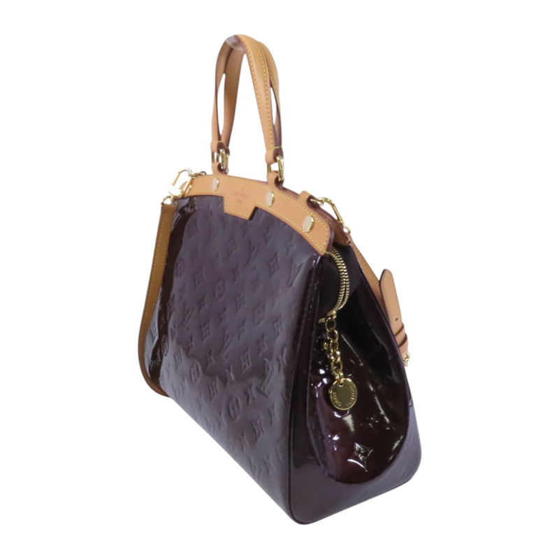 LOUIS VUITTON Monogram Vernis Brea MM金扣手挽肩背兩用袋-2