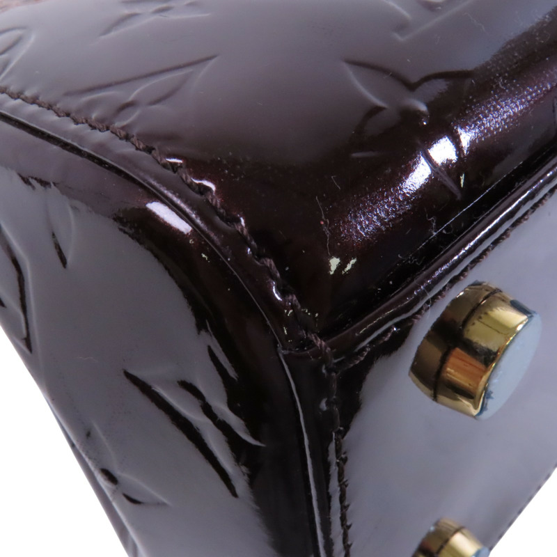 LOUIS VUITTON Monogram Vernis Brea MM金扣手挽肩背兩用袋-12