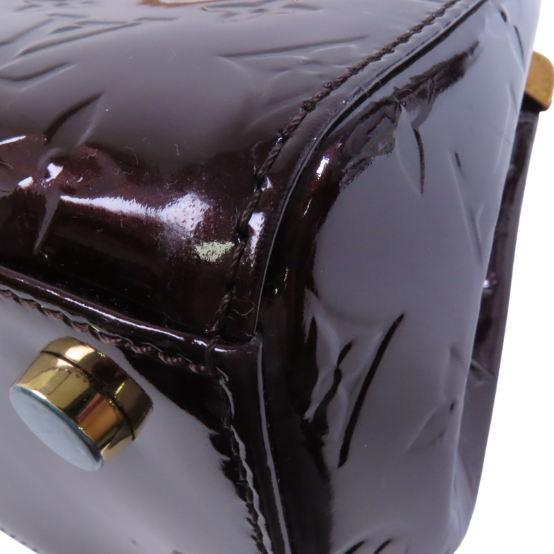 LOUIS VUITTON Monogram Vernis Brea MM金扣手挽肩背兩用袋-13