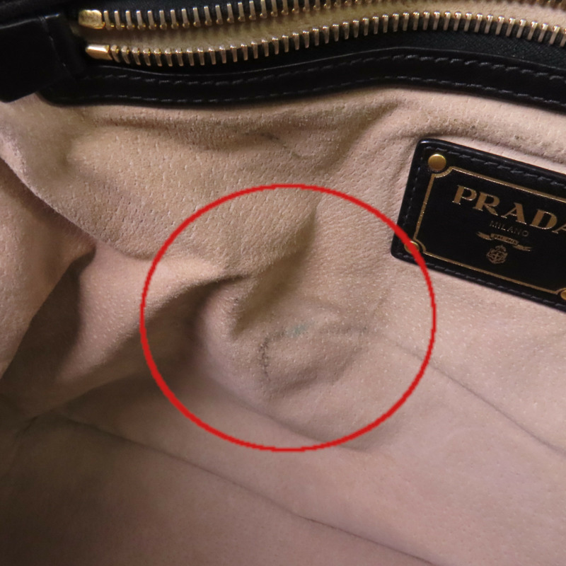 PRADA 牛皮皮革2Way Tote Bag金扣手挽肩背兩用袋-16