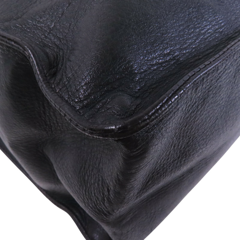 CHANEL 羊皮皮革Shoulder Tote金扣鏈帶肩背袋-9