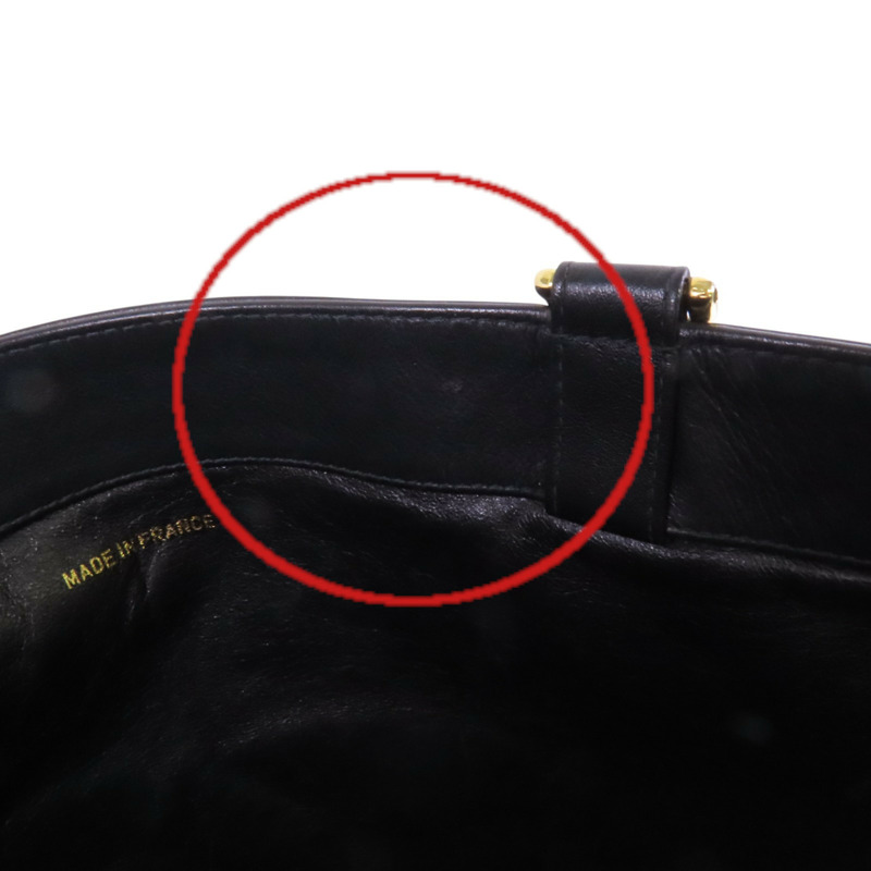 CHANEL 羊皮皮革Shoulder Tote金扣鏈帶肩背袋-13