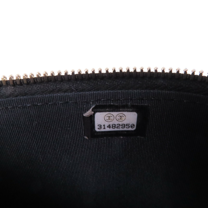 CHANEL 羊皮皮革Vanity Phone Case with Chain金扣鏈帶肩背袋-6