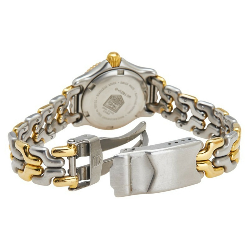 泰格豪雅 Cell 手錶 WG1420-0 石英 灰色錶盤 不鏽鋼 鍍層 女士腕錶 HEUER-2