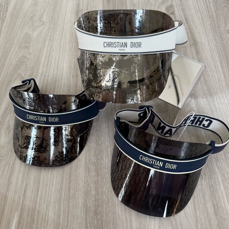 Dior Club V1U 象牙白花卉遮陽帽 全新品-7