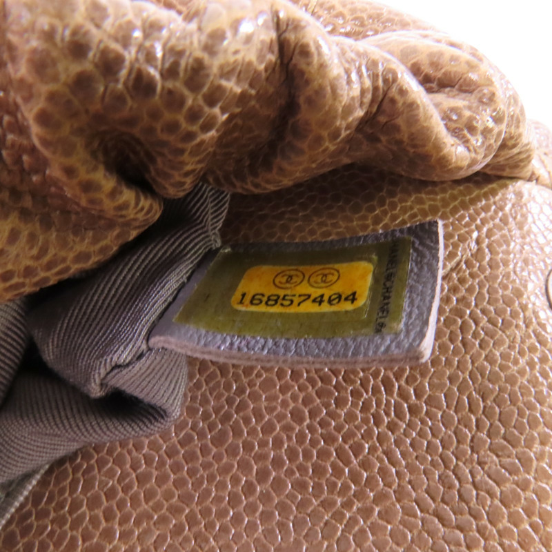 CHANEL 牛皮皮革Chain Shoulder Bag銀扣鏈帶肩背袋-6