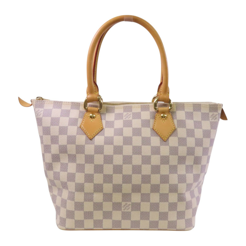 LOUIS VUITTON Damier Azur Saleya PM金扣手挽袋-0