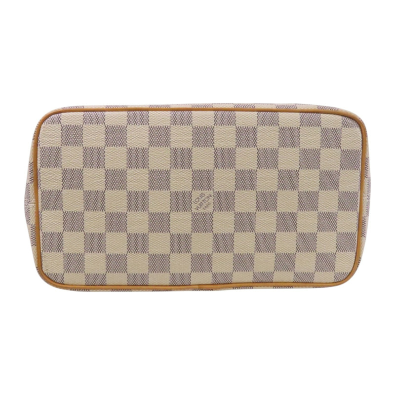 LOUIS VUITTON Damier Azur Saleya PM金扣手挽袋-3