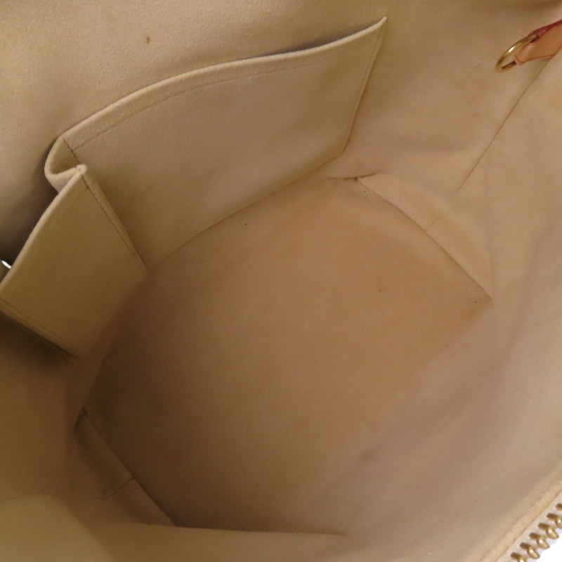 LOUIS VUITTON Damier Azur Saleya PM金扣手挽袋-4