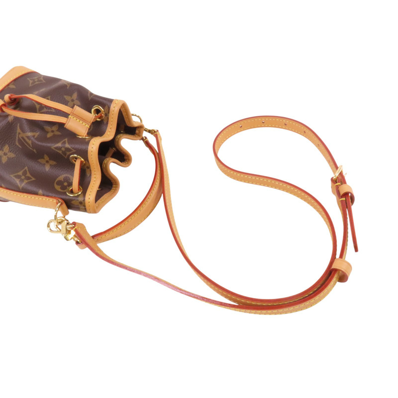 LOUIS VUITTON Monogram Nano Noe金扣手挽肩背兩用愛-7