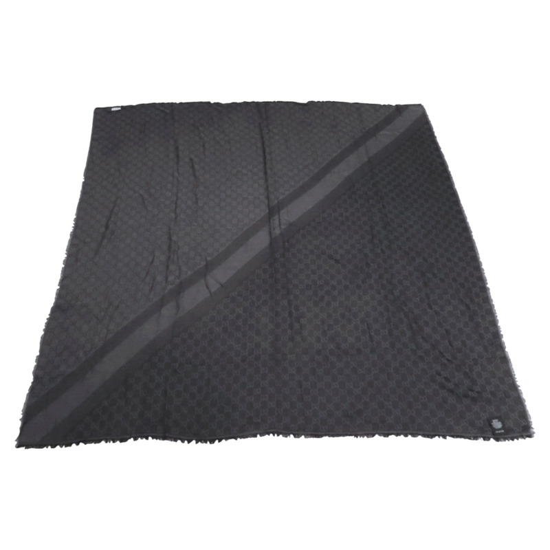 GUCCI 羊毛/絲質Scarf 140x140圍巾-0