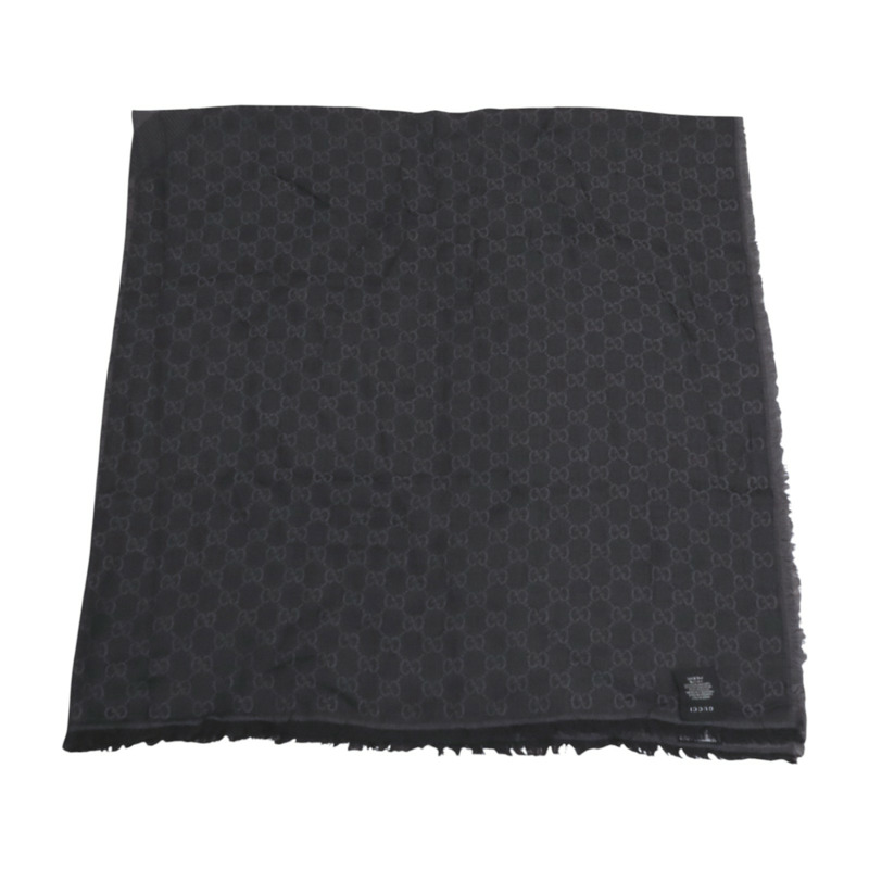 GUCCI 羊毛/絲質Scarf 140x140圍巾-2