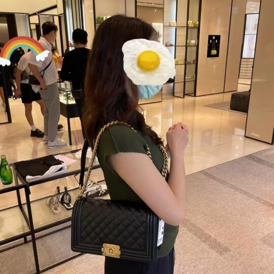 (客訂保留) CHANEL Boy25 黑金荔枝皮 🈶正本購證➕發票-1