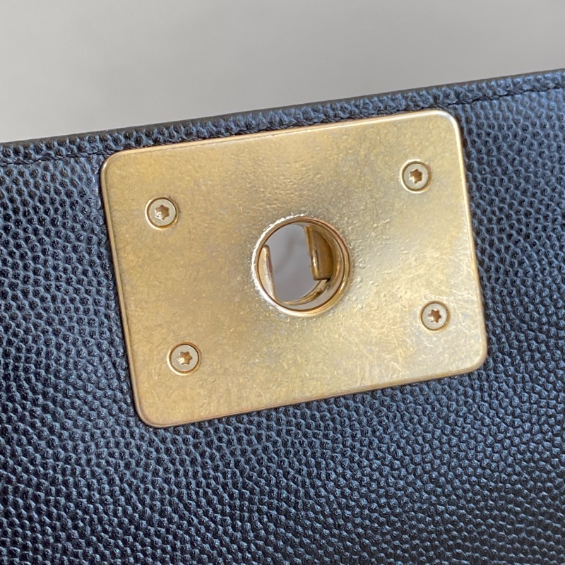 (客訂保留) CHANEL Boy25 黑金荔枝皮 🈶正本購證➕發票-26