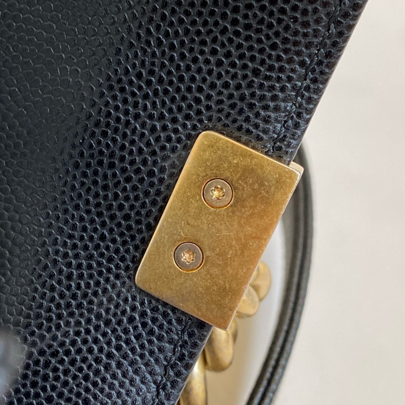 (客訂保留) CHANEL Boy25 黑金荔枝皮 🈶正本購證➕發票-30