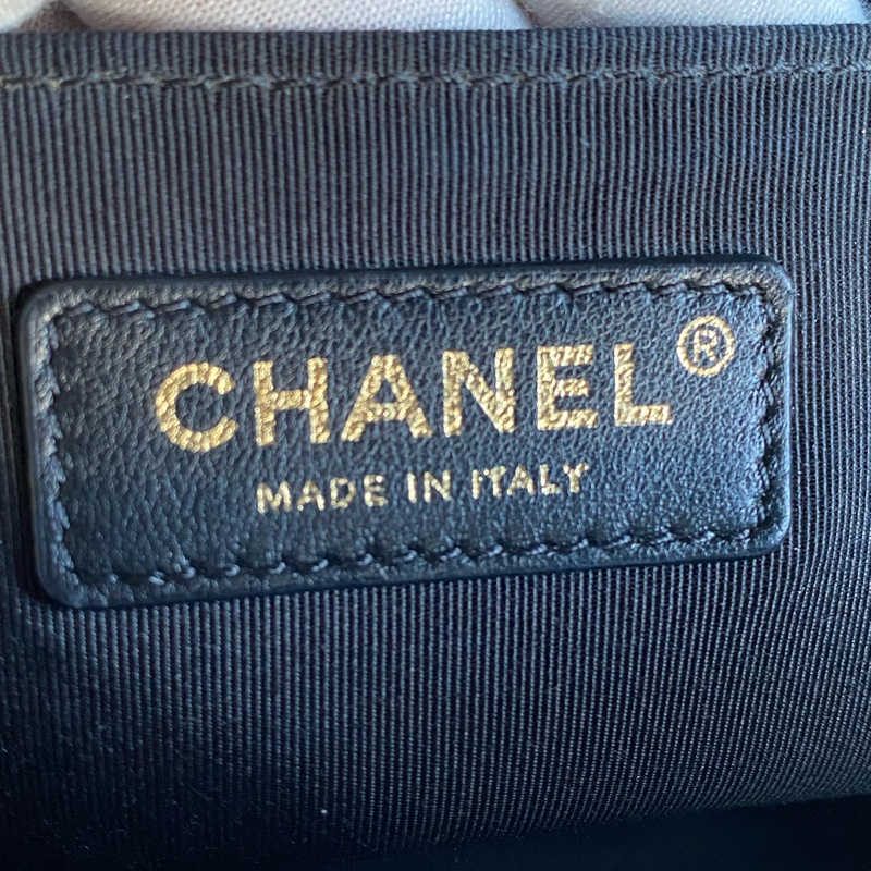 (客訂保留) CHANEL Boy25 黑金荔枝皮 🈶正本購證➕發票-32