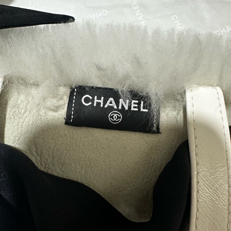 Chanel香奈兒25N滑雪系列毛毛領子圍脖-6