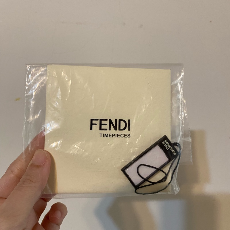 Fendi 日本 古董女錶 罕見粉色母貝底 保存良好-4