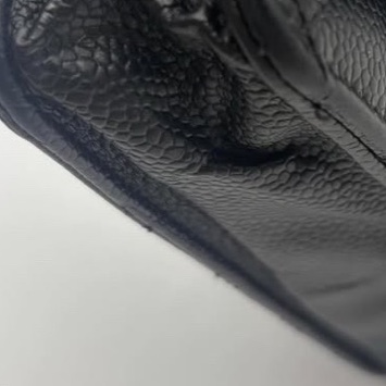 Chanel WOC 黑金 荔枝牛皮-8