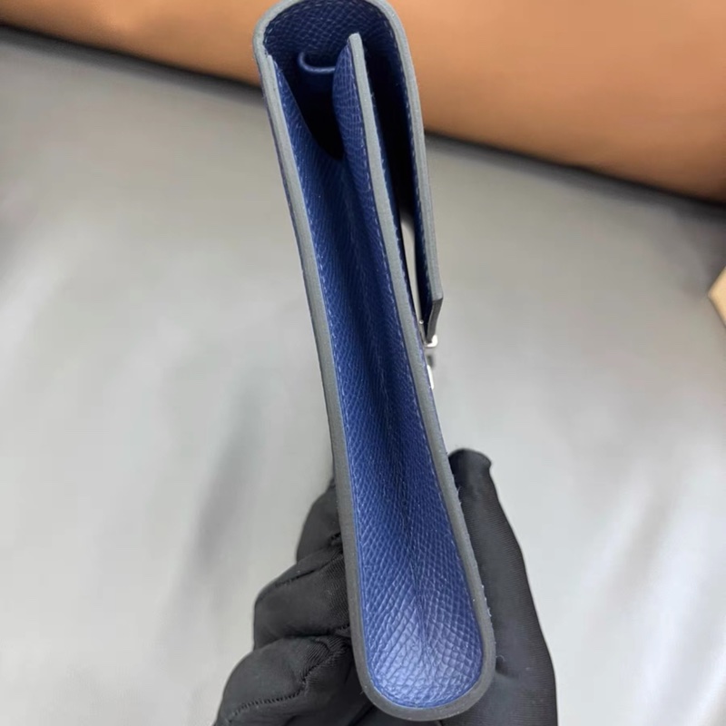 🌈Hermes💙Clic 16💙深藍色銀扣💙99.8新閑置🌈Epsom皮🌟Stamp U🌟-2