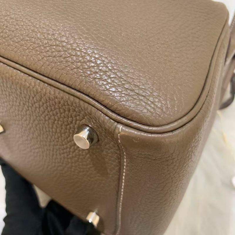 🌈Hermes🧡Lindy 26🧡大象灰銀扣🌟98.5新🌈TC皮🌟Stamp C🌟-5