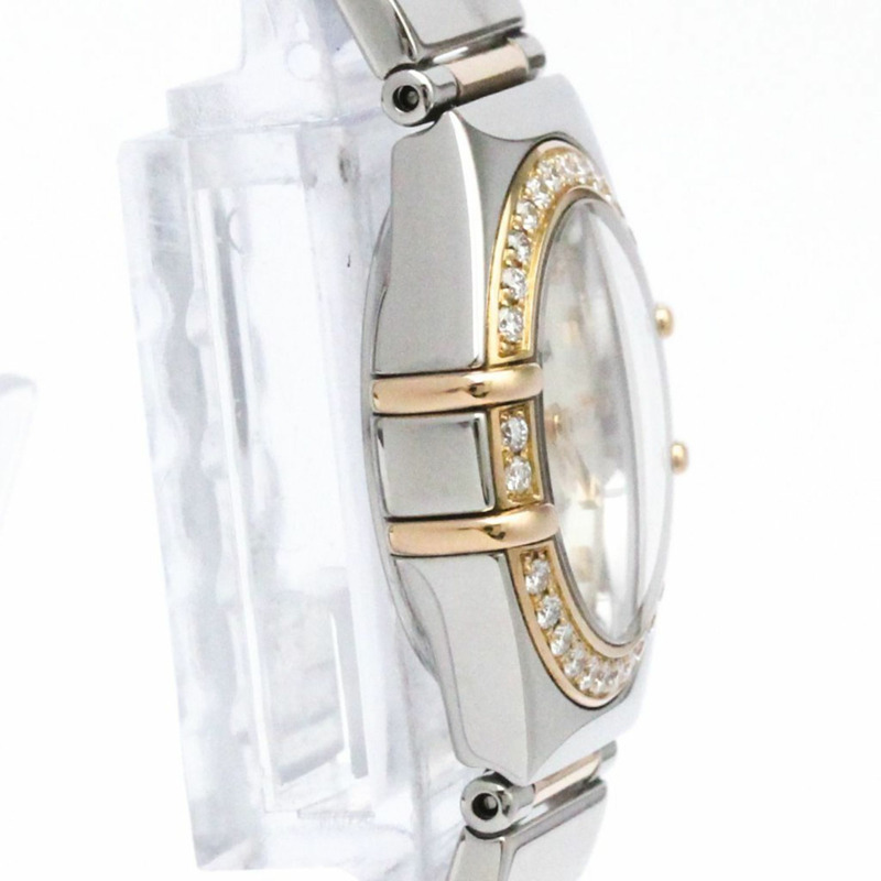 歐米茄星座系列鑽石MOP 18K玫瑰金鋼錶 1368.71 拋光-7