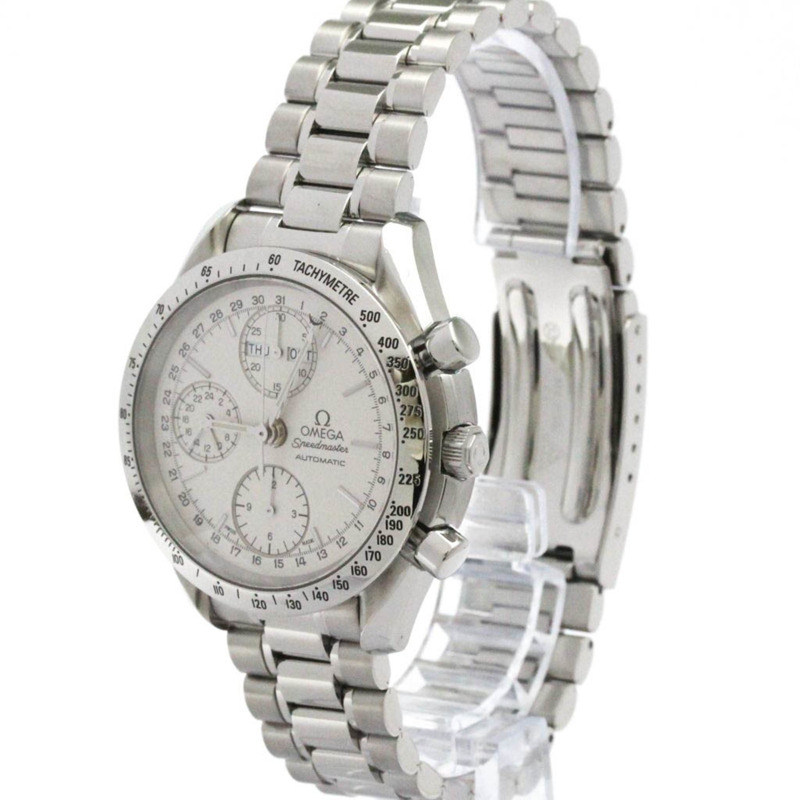 歐米茄超霸三日期精鋼自動腕錶 3521.30 拋光-1