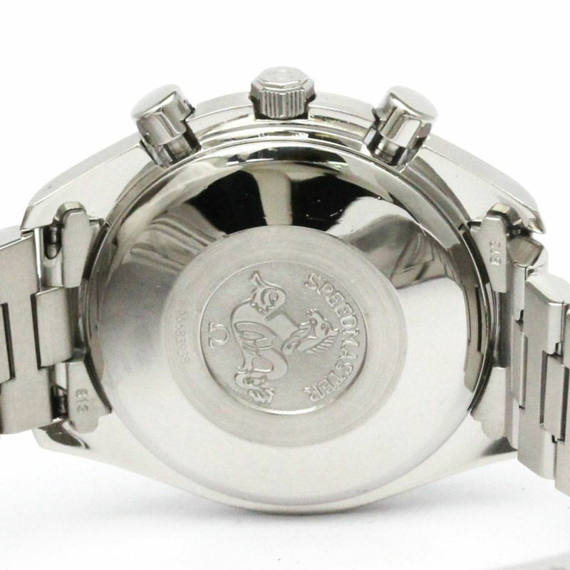 歐米茄超霸三日期精鋼自動腕錶 3521.30 拋光-5