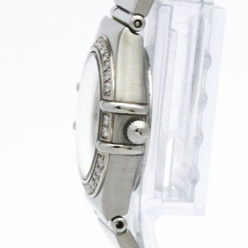 歐米茄星座系列鑽石鋼石英女士手錶 1466.88-3