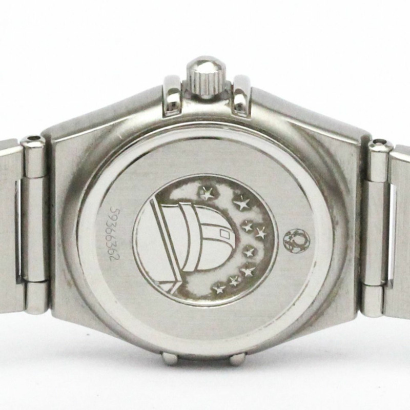 歐米茄星座系列鑽石鋼石英女士手錶 1466.88-6