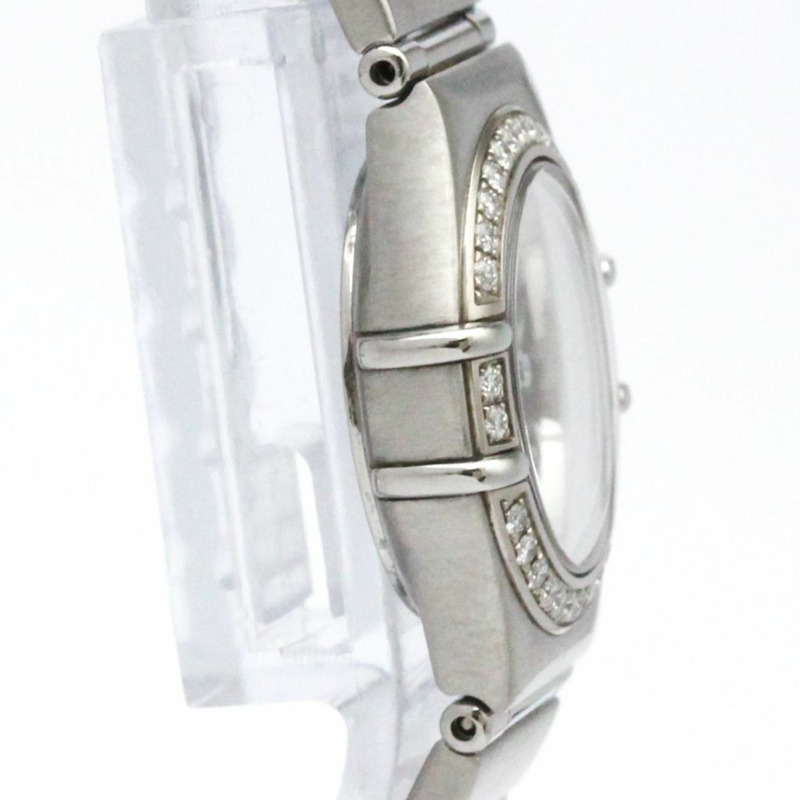 歐米茄星座系列鑽石鋼石英女士手錶 1466.88-8