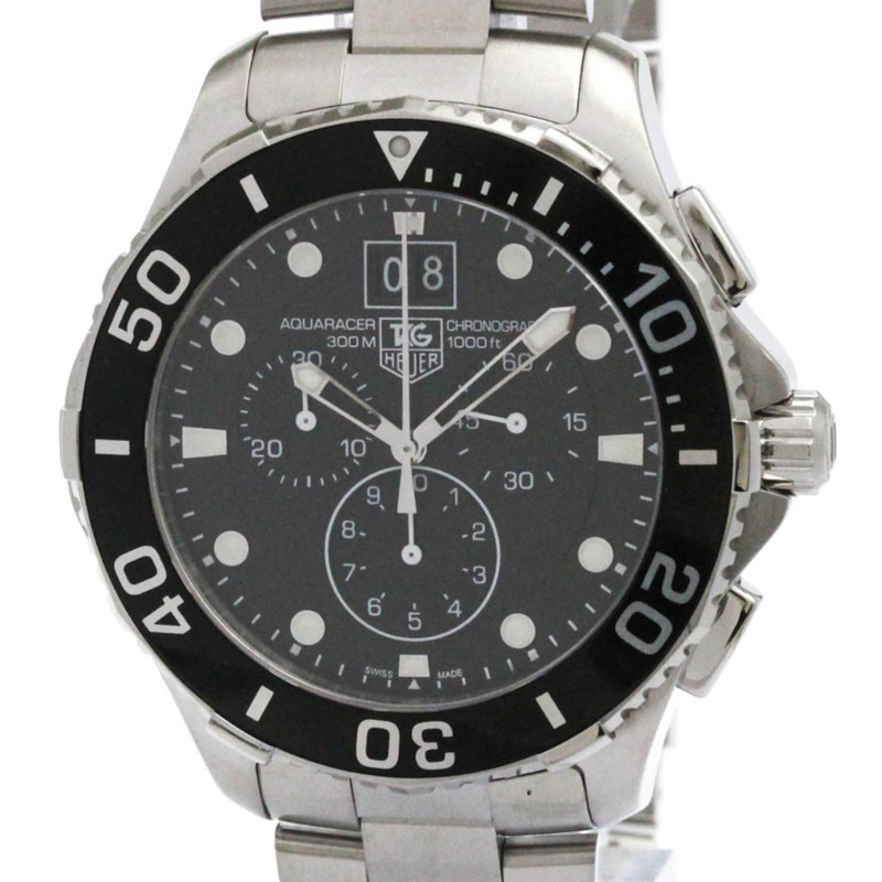 泰格豪雅 Aqua Racer 計時鋼質石英腕錶 CAN1010-0