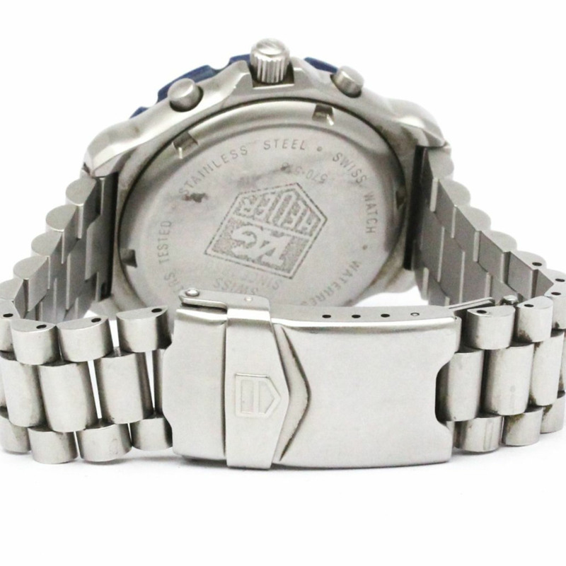 泰格豪雅 Formula 1 計時碼錶鋼質石英男式手錶 570.513-4