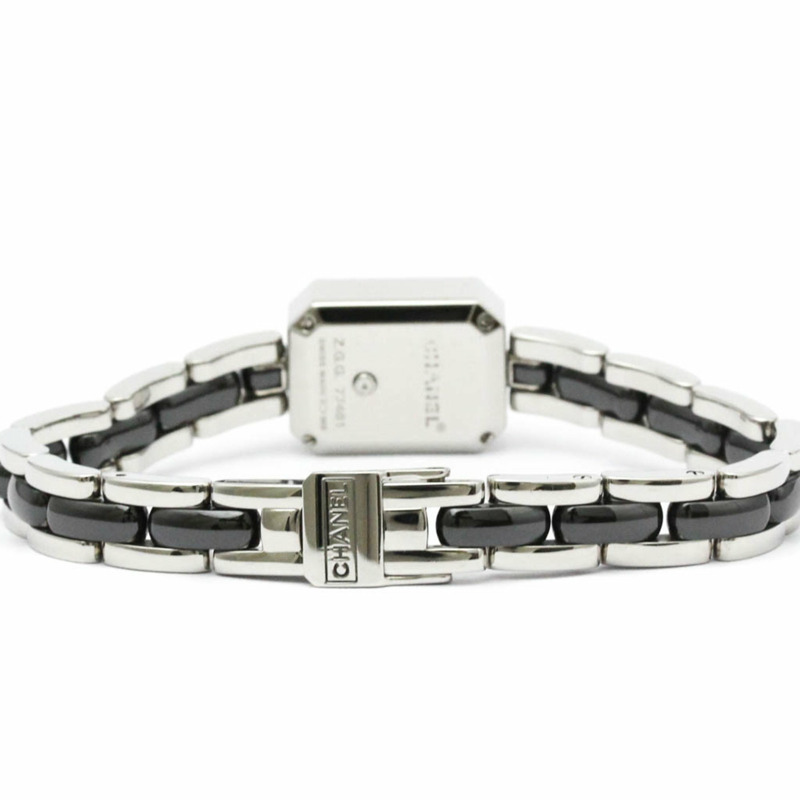 香奈兒 Premiere 鑽石陶瓷鋼石英腕錶 H2163-4